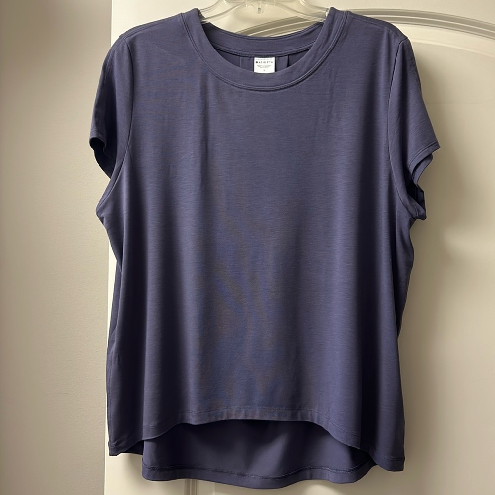 Athleta Women's Short Sleeve Tee - Purple